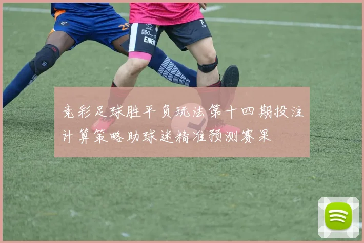 竞彩足球胜平负玩法第十四期投注计算策略助球迷精准预测赛果